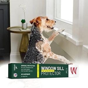 CLAWGUARD Window Sill Protector - Strong Transparent Protection for Pets Scratching, Chewing, Slobbering & Clawing on Window Sills. Keep Paws Safe and Home Clean. (Crystal Clear 35.5 in. x 5.25 in.)