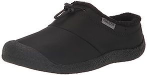 KEEN Men's Howser 3 Slide Comfy Durable Slippers, Black Smooth Nylon, numeric_7_point_5