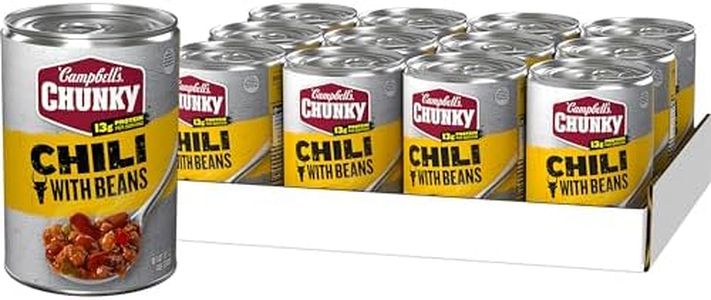 Campbell's Chunky Chili with Beans, 16.5 oz Can (Case of 12)