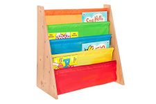 FiNeWaY@ CHILDREN'S BOOK STORAGE SLING SHELVES FOR 3+ YEARS (MULTICOLOURED)