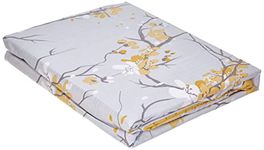 Dreamscene Bed Linen Set, Ochre Yellow Grey, King