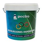 Floor Paint Concrete Paint Indoor and Outdoor 135 Fl. Oz. (4 L) – Floor Protection Paint for Sports Courts driveways Basement Patio Storage Room Garage Cement Tennis - diferents Colours (Blue)