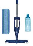 Bona PowerPlus Hardwood Floor Motion Spray Mop - Includes Vibrating Spray Mop, Microfiber Cleaning Pad, and PowerPlus Hardwood Floor Cleaning Solution - Floor Cleaning Mop for Hardwood Floors