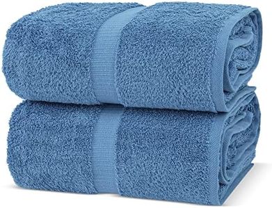 Chakir Turkish Linens, 100% Cotton Premium Quality Turkish Bath Sheets (35''x70'' Large Bath Sheet Towels - Wedgewood)