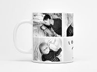 Dad Mug Personalised Dad’s Custom Mug Add Up to 5 Photos & Text “Best Dad Ever” 11oz Tea Mug Gifts for Dad, Gifts for Birthday Present Christmas Father’s Day Premium Photo Mug Best Dad Gifts