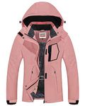 WULFUL Women's Waterproof Snow Ski Jacket Mountain Windproof Winter Coat with Detachable Hood…