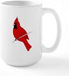 CafePress Red Cardinal Mugs 15 oz (