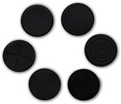 6PC Silicone Thumb Stick Grips Caps Analog Thumbstick Joystick Cap for PS Vita PSV 2000 PSV 1000 (Black)