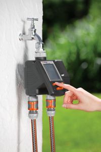 Gardena Multicontrol Duo Irrigation Computer – Automatic, Programmable, LC Display