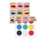 Highly Pigmented Eyeshadow Palette, Colorful Rainbow Matte Eye Shadow Palette 8 Color Bright Eye Makeup Palette Long Lasting Waterproof Cruelty-free Professional Makeup Palette