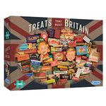 Treats That Built Britain 1000 Piece Jigsaw Puzzle | Sustainable Puzzle for Adults | Premium 100% Recycled Board | Great Gift for Adults | Gibsons Games