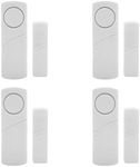 Door Alarm,Personal Window & Door Security Alarm,Wireless Sensor Self-Adhesive for Home Pack of 4