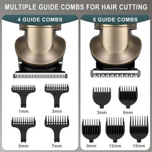 Hatteker 8-in-1 Beard Trimmer Kit – Multi-Grooming Set for Men