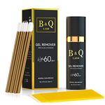Eyelash Extension Remover 20 ML B&Q Lash Remover Within 60 Sec Fast Eyelash Remover for Extensions No Irritation Lash Extension Remover With Micro Brushes and Lip Brushes (Gel,20ML)