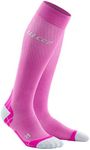 CEP ultralight socks, electric pink/light grey, women IV