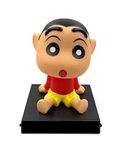 AUGEN Super Hero Shinchan Action Figure Limited Edition Bobblehead with Mobile Holder for Car Dashboard, Office Desk & Study Table (Pack of 1)