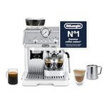 De'Longhi La Specialista Arte EC9155.W, Barista Pump Espresso Machine, Bean to Cup Coffee and Cappuccino Maker, 8 Grinding Settings, MyLatte Art Frothing Wand, 1550W, White