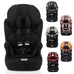 Nania - Race I 76-140 cm R129 i-Size Belted car seat - for Children Aged 3 to 10 - Height-Adjustable headrest - Reclining Base - Made in France (Access Black)