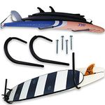 Ho Stevie! Ceiling/Wall Racks for Surfboards and SUP Boards - 75lb Max. Heavy Duty, Easy to Install