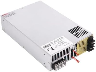 150V10A 1500W SMPS CE Certified Adjustable AC-DC Power Supply with 0-5V/0-10V PLC/PMW Signal Control, 150V10A Transformer for Motor/Battery/Solar/Industrial Control