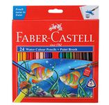 Faber-Castell Water Color Pencils with Paint Brush - Pack of 24 (Assorted)