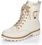 Remonte Women's D8475 Snow Boot, White 80, 41 EU