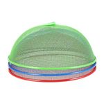 UPKOCH 3 Pcs Metal Mesh Screen Food Cover Tent Umbrella Food Domes Cover Net Cake Covers for Outdoor Camping Parties Picnics BBQs Keep out Flies Mosquitoes 28cm
