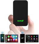 CarlinKit 5.0 Wireless CarPlay Adapter for iPhone - Wired to Wireless CarPlay/Android Auto - Dual-Band WiFi, Low Latency, Online Update, Plug Play for OEM Wired CarPlay/Android Auto Cars.(2air)
