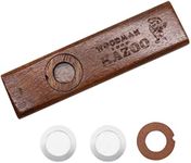 Wooden Kazoo Instrument WorthPlanet Wood Kazoo Ukulele Guitar Partner Harmonica with Box Easy and Have Fun for Music Lovers for Festivals, Carnivals, Instrumental Accompaniment W150012