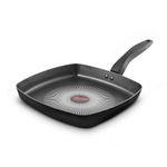 Tower T700317 SmartStart Gourmet 26cm Aluminium Grill Pan with Easy Clean Aeroglide Non-Stick, Long Lasting, Induction Compatible, Oven Safe, PFOA Free