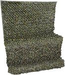 iunio Camouflage Netting Camo Netting, Quiet Camo Net Camo Tarp Rustle-Free Hunting Blinds Netting with Mesh Backing Lightweight for Shooting, Car Cover, Decoration, Photograph(Camo Green Brown, 4x6m)