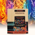 Fire Color Changing Packets Fire Pit (50-Pack), Campfire Color Packets, Magical Flames Changing, Magic Colorful Flames, Campfire Flame Accessory