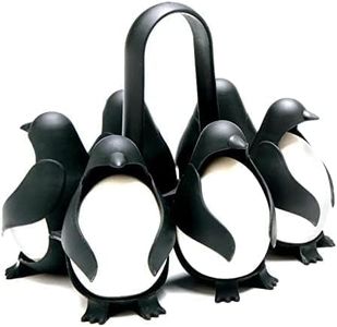 WAYAOFEI Penguin Egg Boiler Poachers Steamer Rack Egg Holder Egg Cooker Kitchen Organizer Storage Temperature Resistance Kitchen Gadget