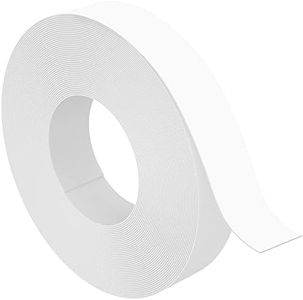 ZYJT Edge Banding, 3/4 inch x 25ft roll of Veneer White Edge Banding -Pre-glued Flexible Edging, PVC Tape Banding on with Hot Melt Adhesive Easy Application for Cabinet Repair Furniture Restoration