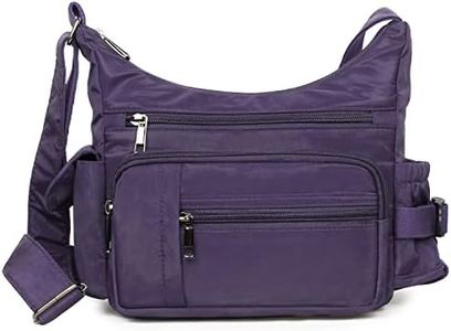 VOLGANIK ROCK RFID Anti Thief Crossbody Bag for Women Waterproof Shoulder Bag Messenger Bag Casual Nylon Purse Handbag