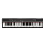 Yamaha P125 88-Key Weighted Action Digital Piano with Power Supply and Sustain Pedal (Black)