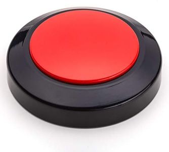 Talking Clock for Visually impaired, Blind, Elderly. Large and high Contrast (Red)
