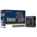 silverstone technology sst-sx650-g 650w sfx fully modular 80 plus gold psu with improved 92mm fan and japanese capacitors sx650-g- Black