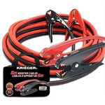 KRIEGER Battery Jump Leads, 6 Meters, 35mm², 800Amp Heavy Duty Booster Cables for Petrol and Diesel Car, SUV, Van, Truck - Carrying Bag Included