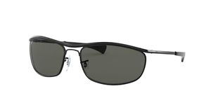 Ray-Ban Unisex Polarized Green Lens Oval Sunglasses - 0RB3119M