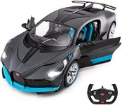 Bugatti DIVO Remote Control Car RASTAR 1/14 Bugatti Divo RC Car Limited Edition Bugatti Model for Adults Toy Car for Boys Kids – Silver Grey