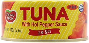 Dongwon, Tuna With Hot Pepper Sauce, 5.29 Ounce 4-cans