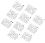 G2PLUS Disposable Shower Caps Individually Wrapped - 44CM Plastic Hair Caps - 50PCS Waterproof Elastic Shower Caps for Home Use, Hotel, Spa, and Hair Salon