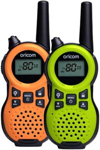 Oricom UHF795OG Handheld UHF CB Radio Twin Pack - 500mW Transmit Power, Compact, 80 Channels, LED Torch, Duplex Mode, Dual Watch, VOX