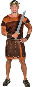 Fun Express Roman Soldier Costume Men - Authentic Warrior Armor Design with Tunic, Belt & Cuffs | Adult Halloween & Easter Pageant Outfit for Theater, Cosplay & Historical Events VBS 2026