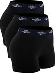 Cadmus Women's Spandex Volleyball Shorts 3" Workout Pro Shorts,Black & Black & Black,X-Small