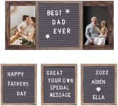 Ithmahco Father Day Gifts From Daughter Son Kids, Dad Gifts, Awesome Father'S Day Gifts For Dad Husband, 4x6'' Personalized Picture Frame Solid Wood Father Day Gifts From Wife, Dads, Grandpa, Stepdad