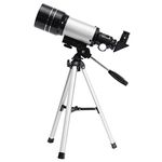 Junnom Space Astronomic Telescope, Professional 150X Kids Telescopes Sky Monocular Telescopes for Kids with Tripod and 2 Options Eyepiece Educational Toys for Sky Star Gazing