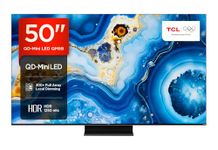 TCL 50QM8B 50-inch QLED Mini LED TV, 4K HDR Premium 1300nits, Smart TV Powered by Google TV (Dolby Vision & Atmos, Onkyo 2.0 sound system​, 144Hz Motion Clarity Pro, Hands-Free Voice Control) Black