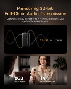 Hollyland LARK MAX 2 Combo Wireless Microphone System – 4 Transmitters